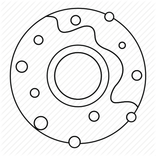 512x512 drawing instruction donut huge freebie! download for powerpoint - Donut Line Drawing