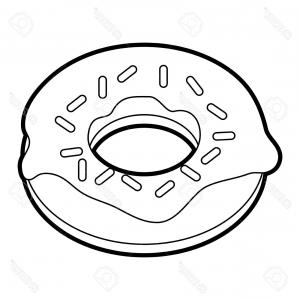 300x300 line art black and white donut gm arenawp - Donut Line Drawing