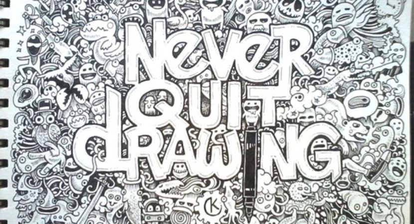 830x450 How To Draw Doodles Step - Doodle Drawing