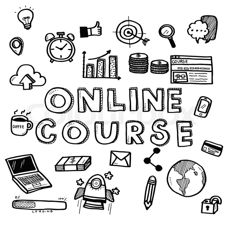 800x800 Hand Draw Business Doodles Online Stock Photo Colourbox - Doodle Drawing Online