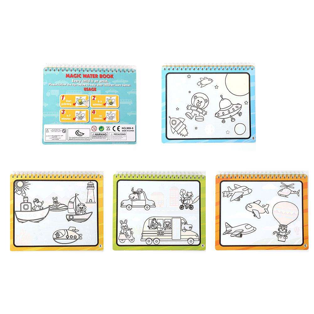 1001x1001 Reusable Magic Water Painting Book Kid Baby Doodle Draw Board Toys - Doodle Drawing Online