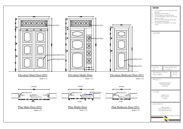 Door Detail Drawing at PaintingValley.com | Explore collection of Door ...