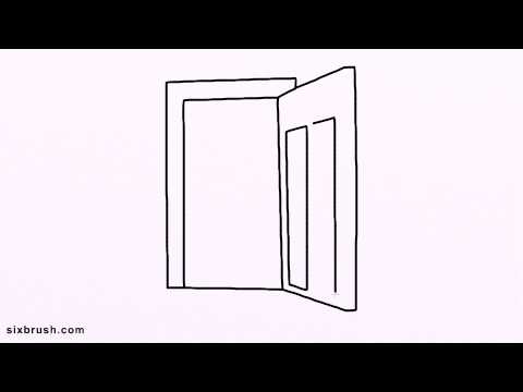 480x360 S How To Draw Door Step - Door Drawing