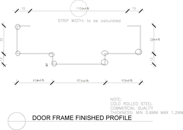 640x455 Door Frame Drawing - Door Frame Drawing