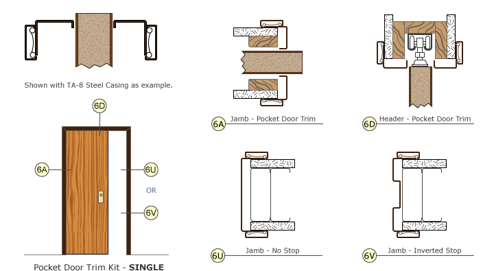 720x395 timely door frames pocket door trim kit single drawing ideas - Door Frame Drawing
