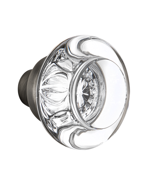500x625 nostalgic round clear crystal knob nostalgic warehouse - Door Knob Drawing
