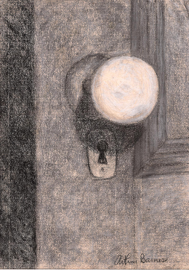 631x900 The Door Knob Drawing - Door Knob Drawing