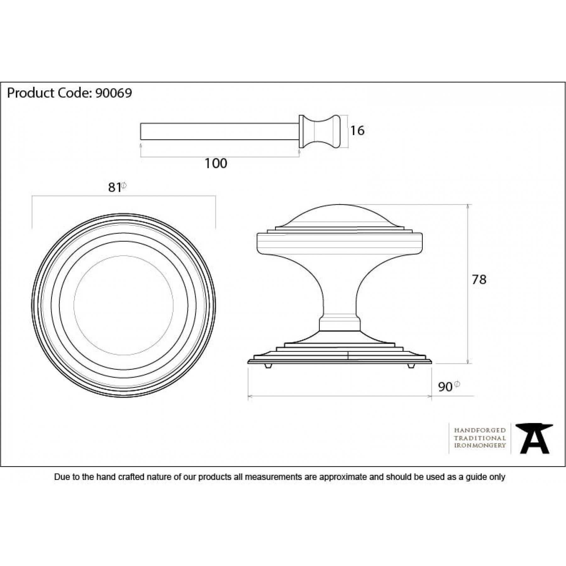 1800x1800 From The Anvil - Door Knob Drawing