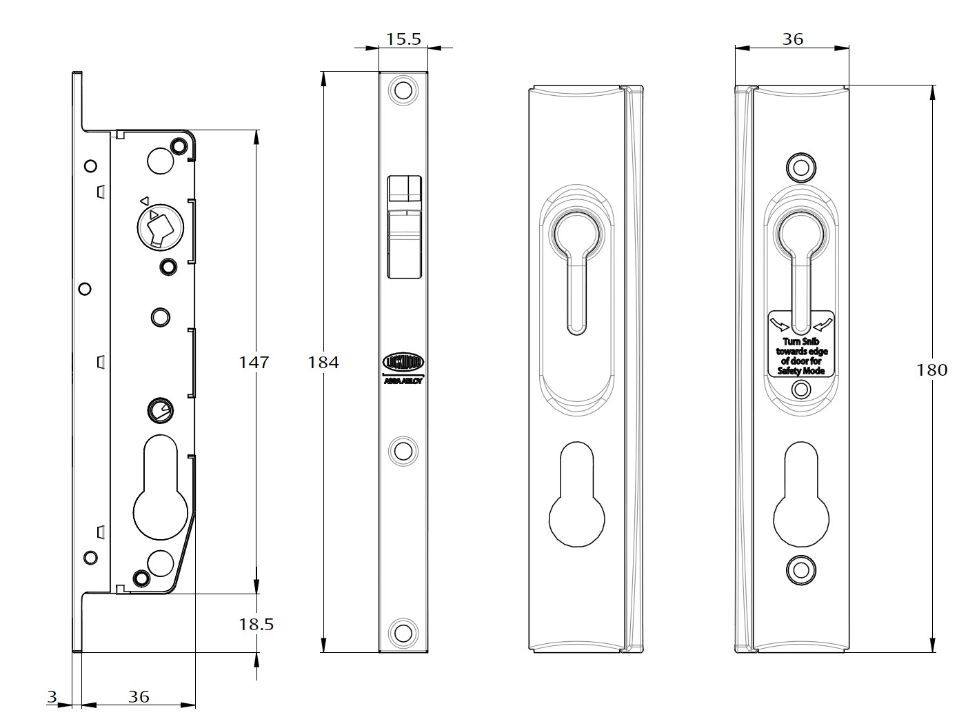 1404x1040 Lockwood Sliding Security Screen Door Locks - Door Lock Drawing