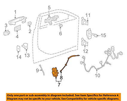 425x339 general motors door lock actuator motor - Door Lock Drawing