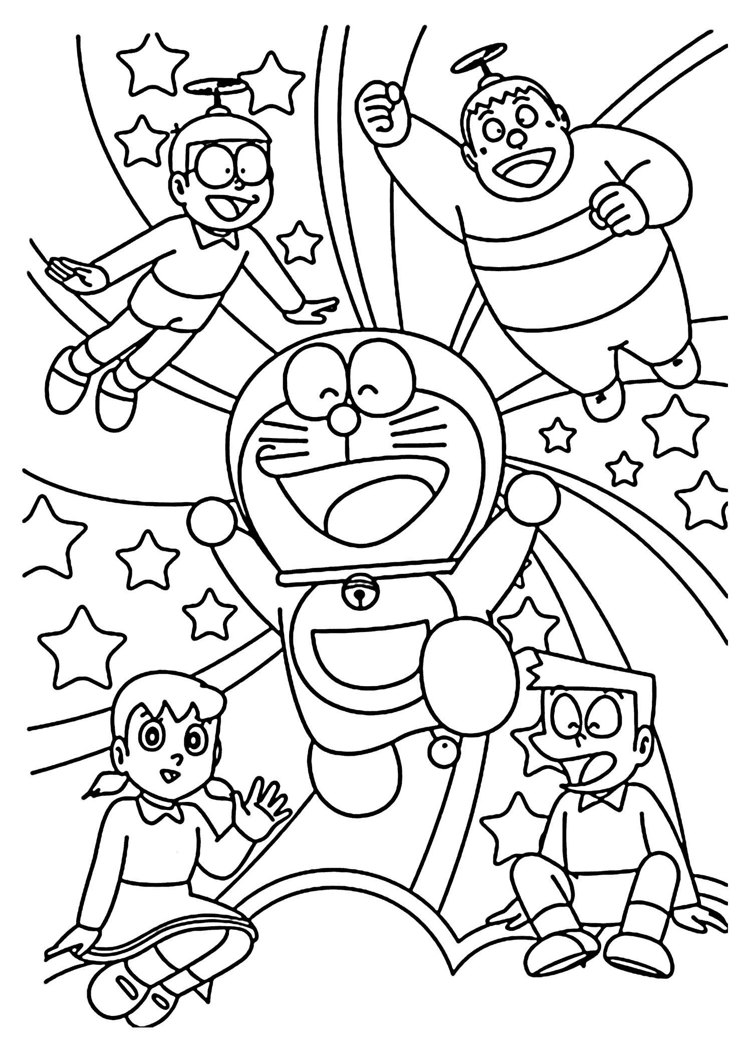 1483x2079 doraemon coloring pages inspirational coloring pages for girls - Dora And Friends Drawing