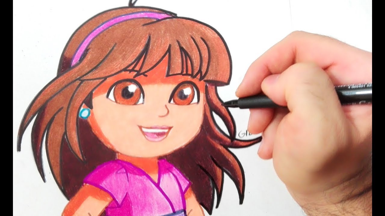 1280x720 how to draw dora and friends - Dora And Friends Drawing