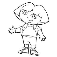 236x236 drawing dora the explorer with easy step - Dora Drawing