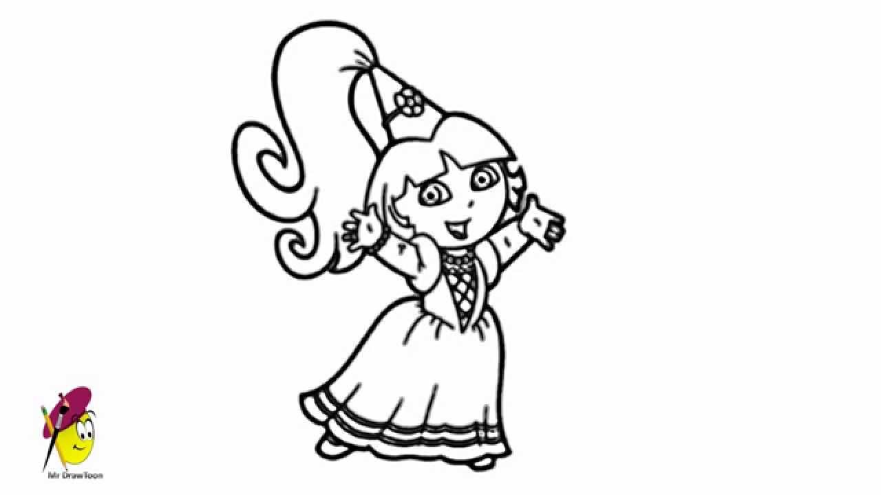 1280x720 dora - Dora Drawing