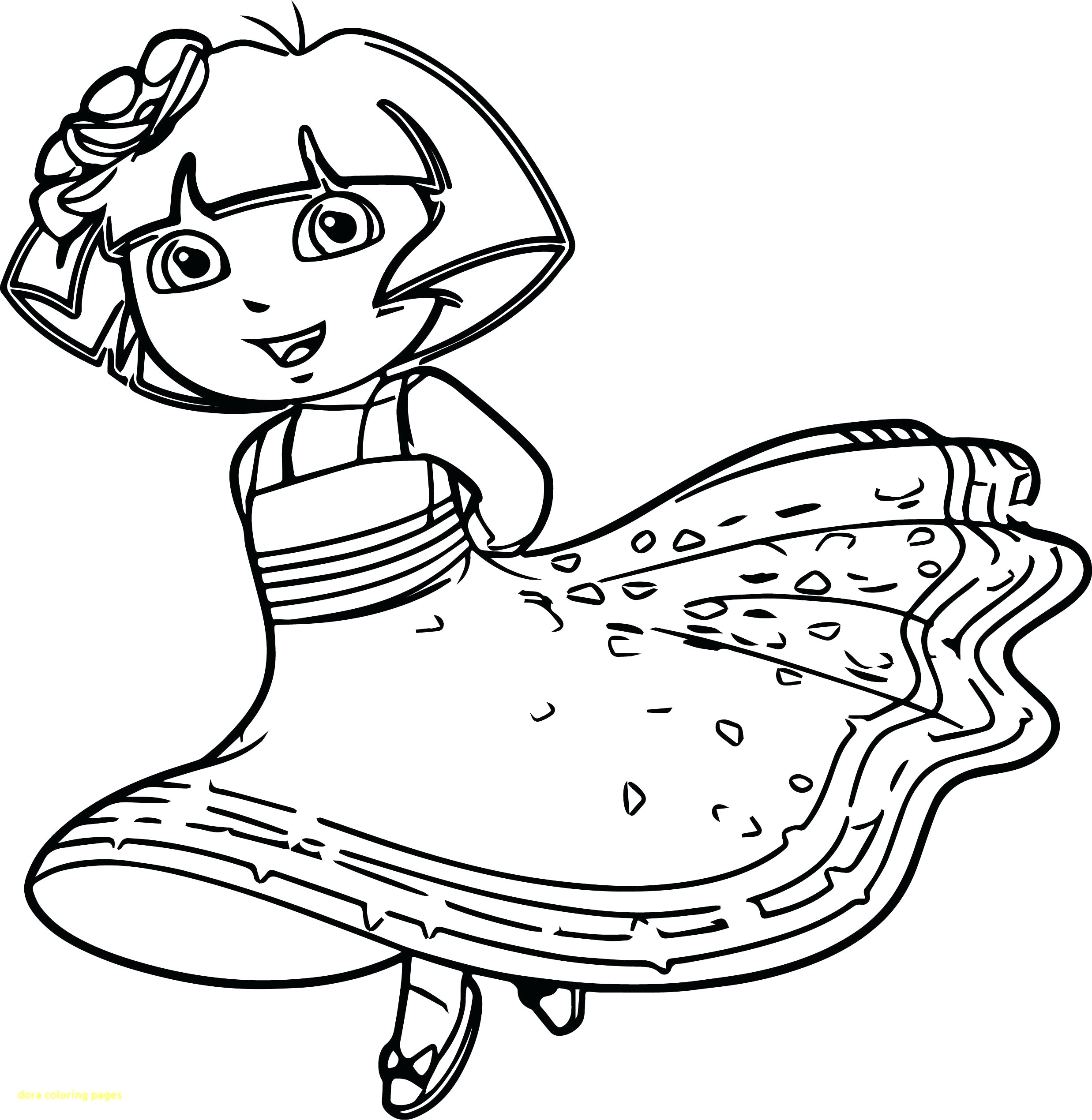 740 Dora Coloring Pages Games Pictures