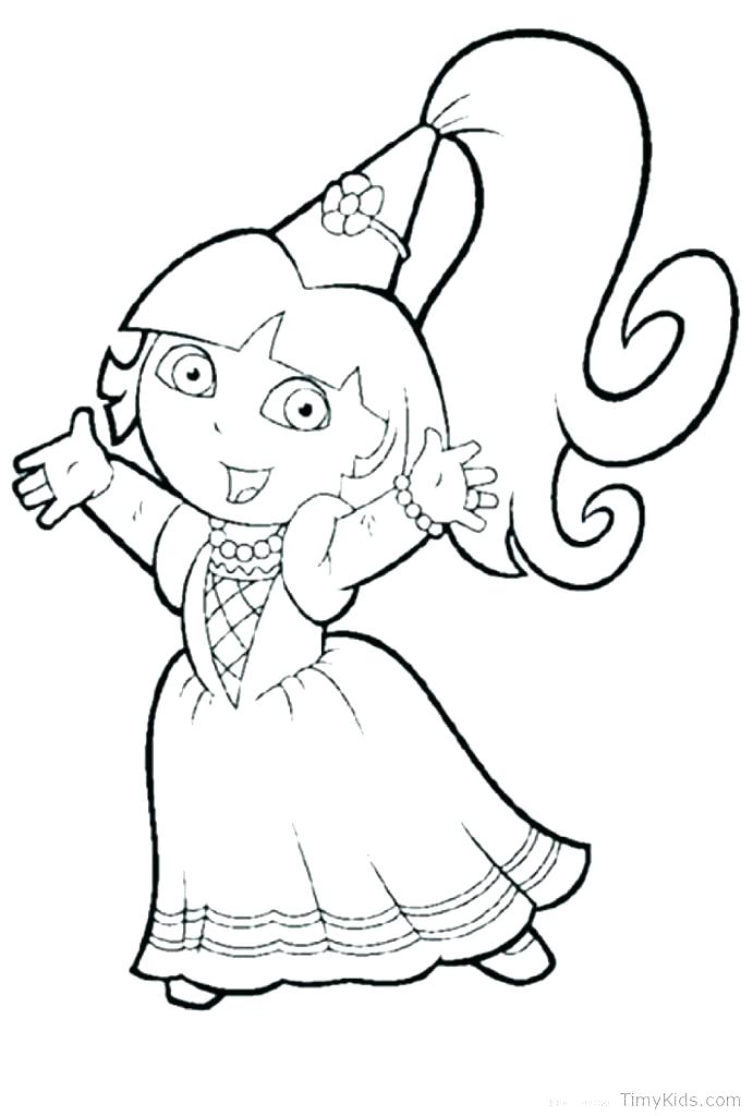 691x1024 Dora Coloring Pages Games Images - Dora Drawing Games
