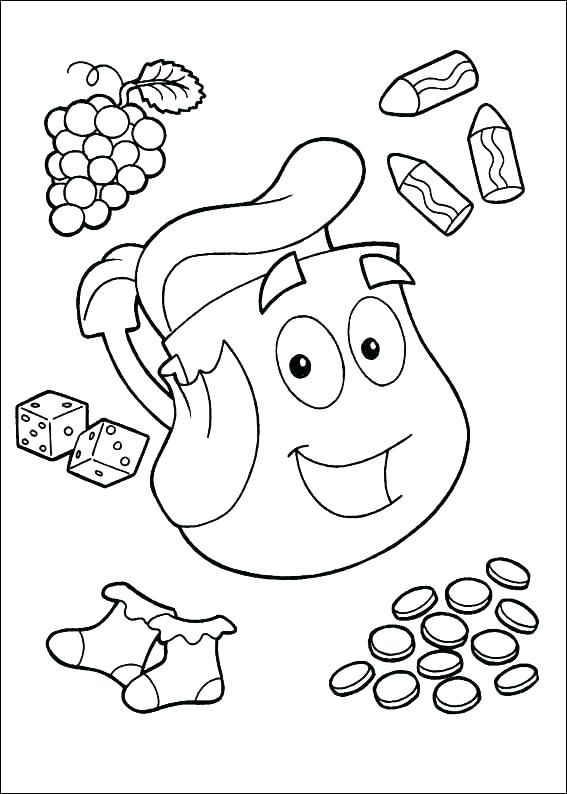 567x794 dora the explorer coloring pages the explorer coloring pages e cat - Dora Drawing Games