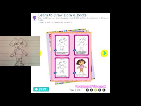 480x360 Dora The Explorer Drawing Games - Dora Drawing Games