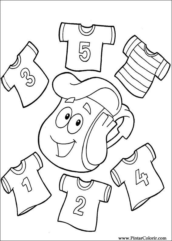 567x794 Drawings To Paint Colour Dora The Explorer - Dora Drawing Games