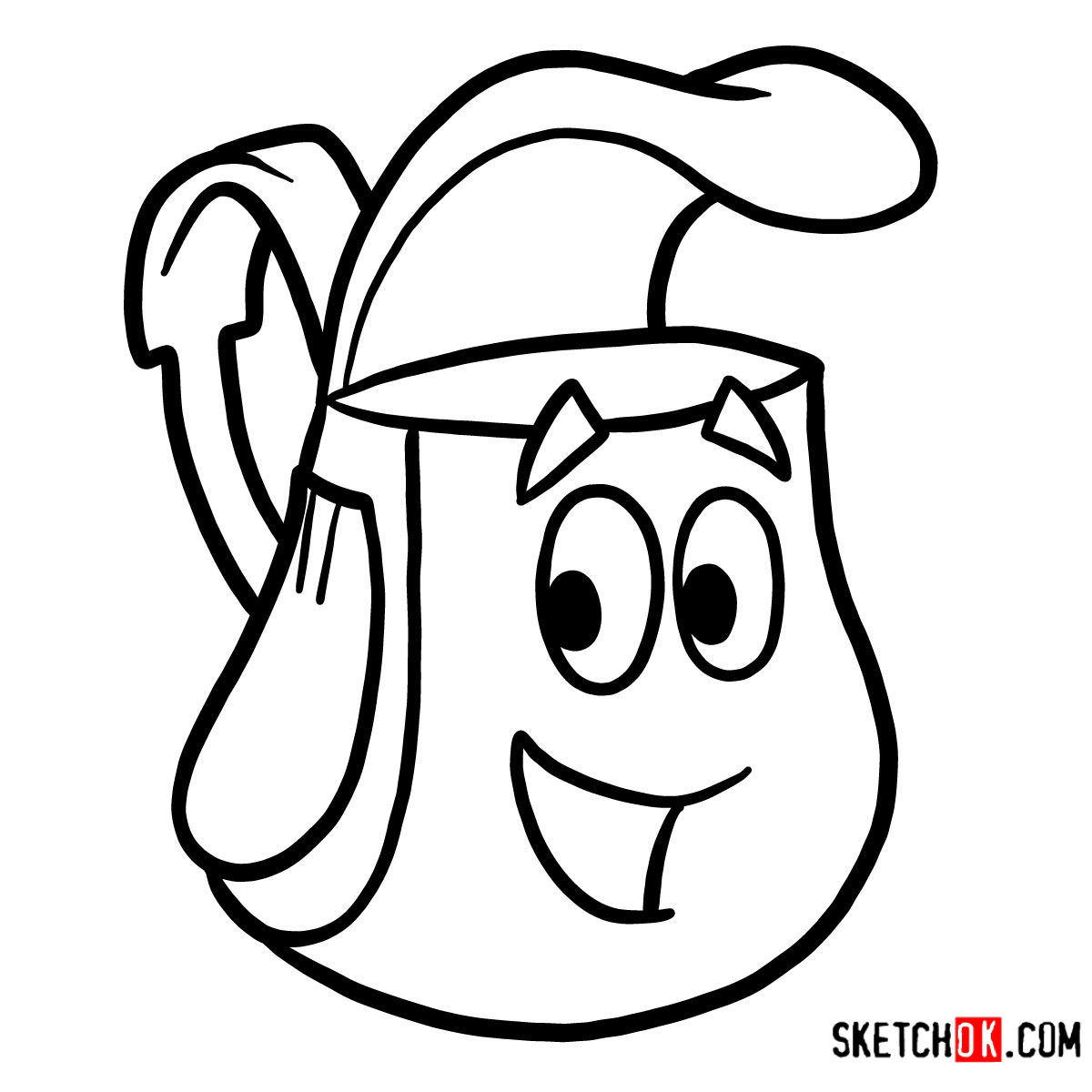 1200x1200 how to draw dora's backpack dora the explorer - Dora Pictures Drawing