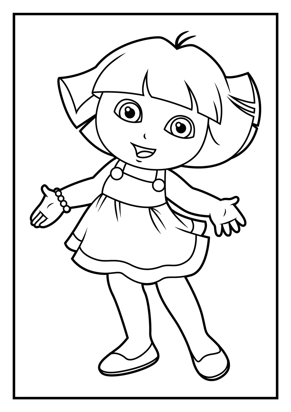 980x1386 dora the explorer drawing at com free for personal us on dora - Dora The Explorer Drawing
