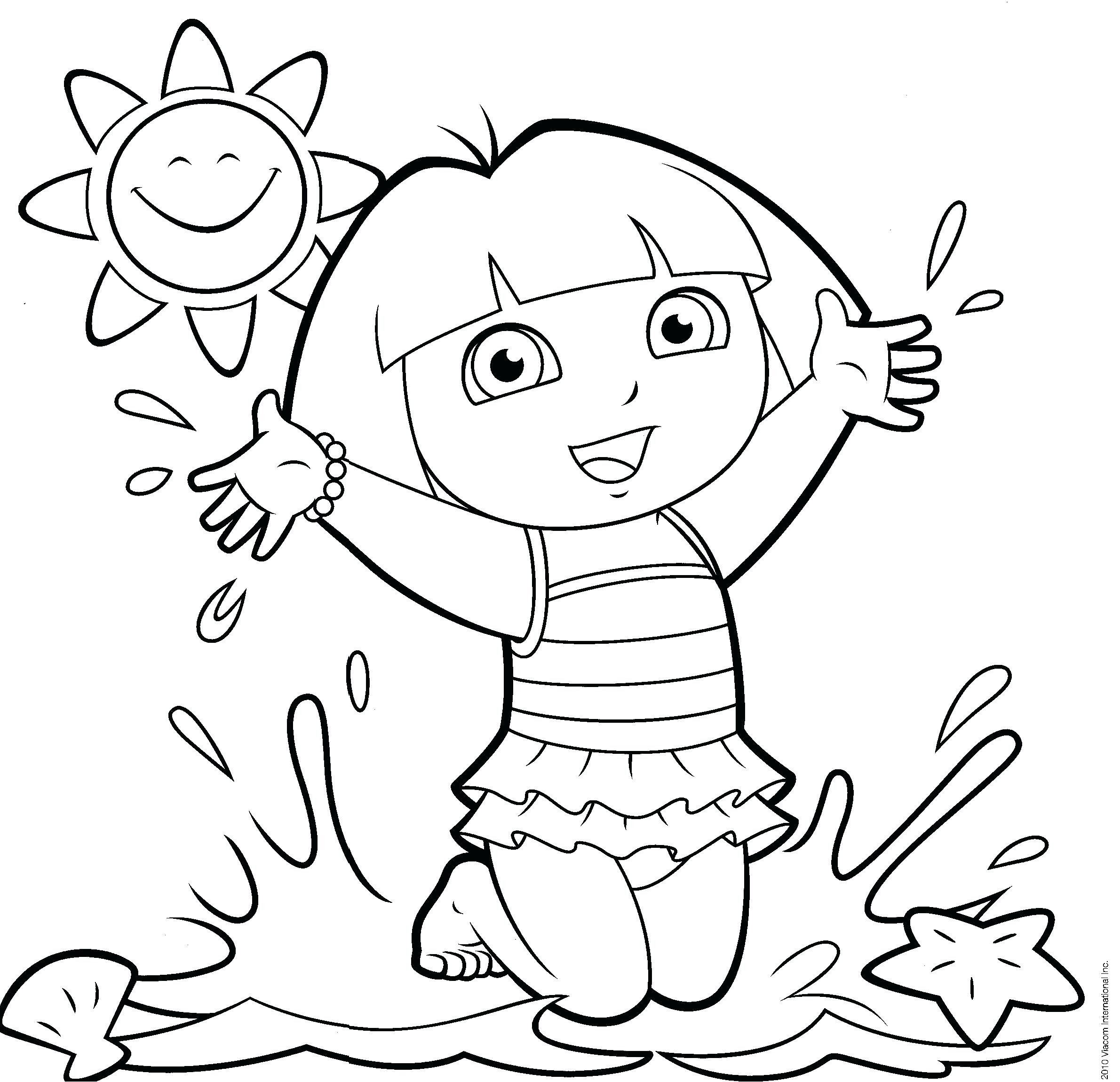 7700 Coloring Pages Dora The Explorer Pictures