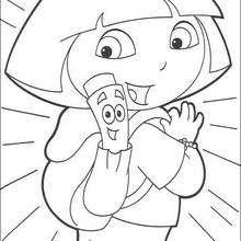 220x220 Dora Coloring Pages, Drawing For Kids, Videos For Kids, Reading - Dora The Explorer Drawing