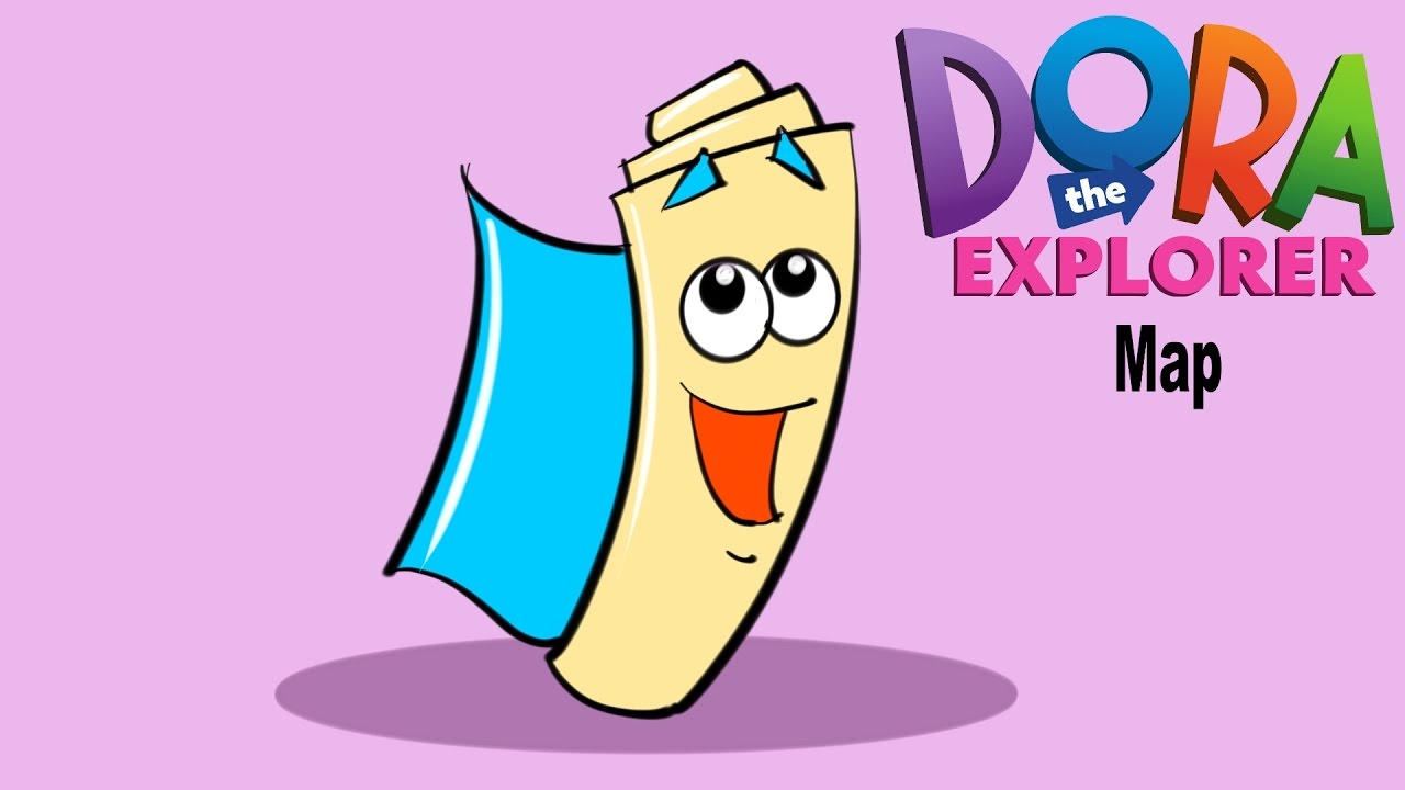 1280x720 how to draw and coloring map dora the explorer drawing - Dora The Explorer Drawing