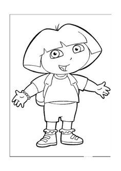 236x333 Dora Pics To Draw - Dora The Explorer Drawing