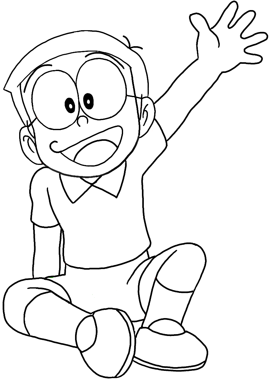 863x1209 Drawing Tricks Doraemon For Free Download - Doraemon Drawing