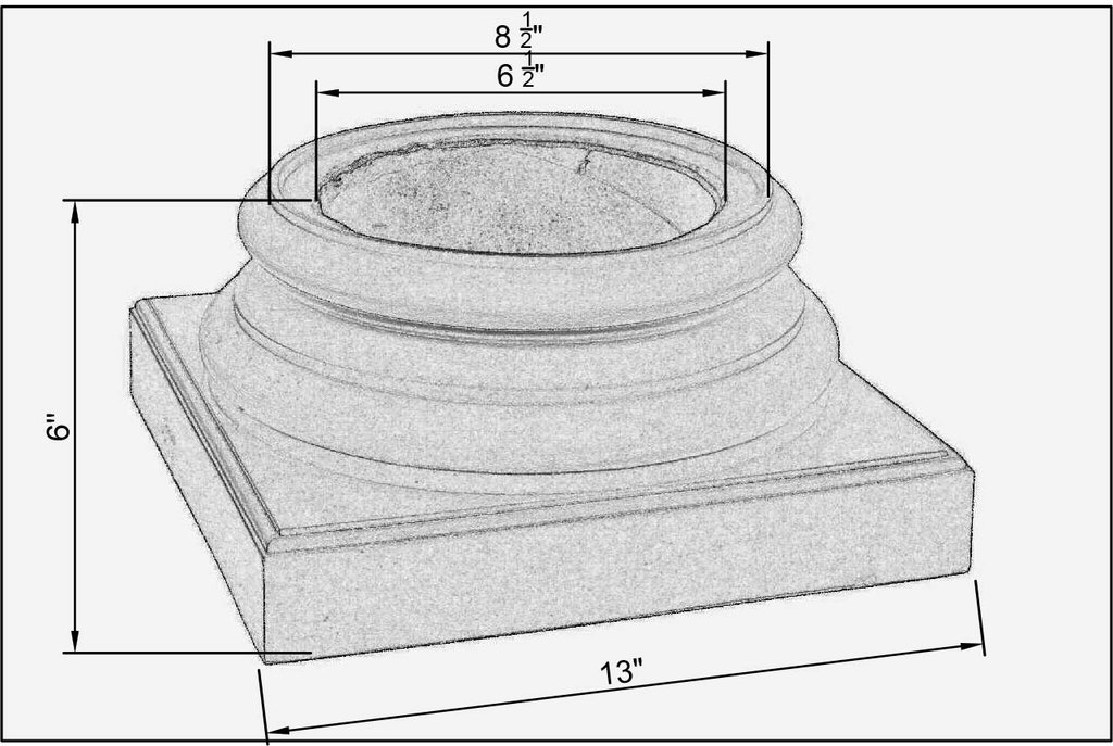 1024x687 doric column base - Doric Column Drawing