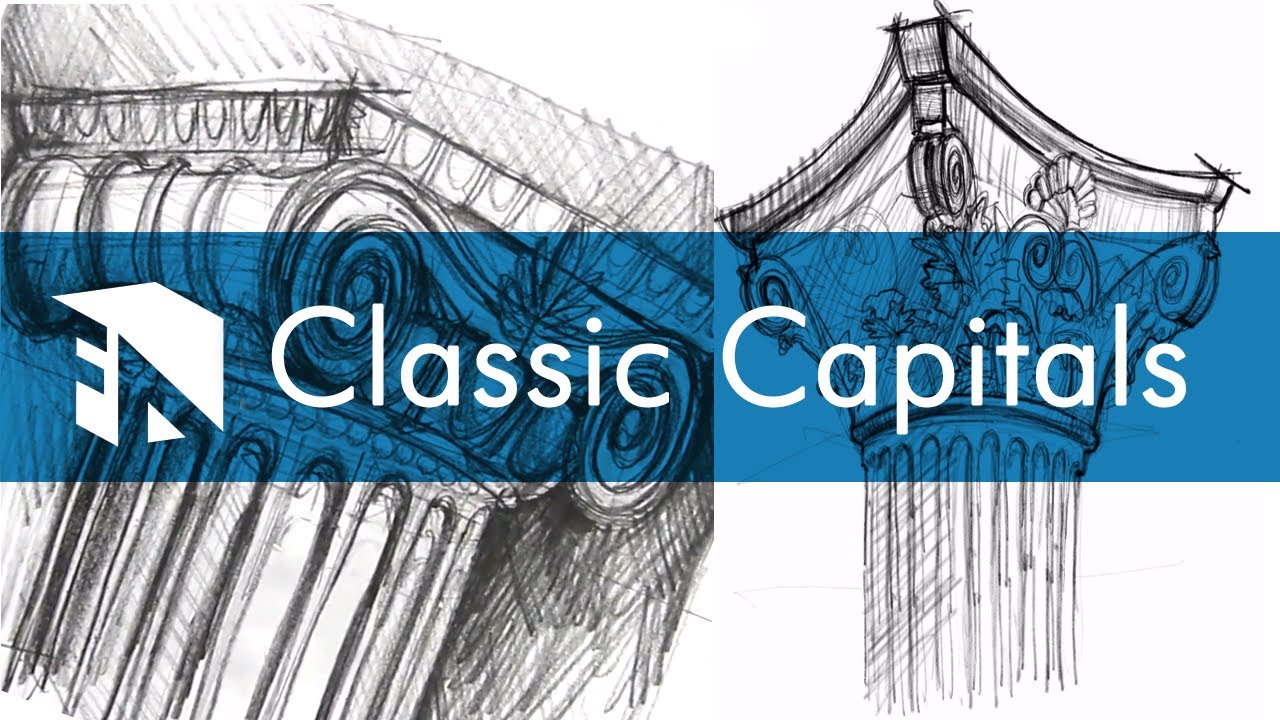 1280x720 doric columns and ionic columns - Doric Column Drawing