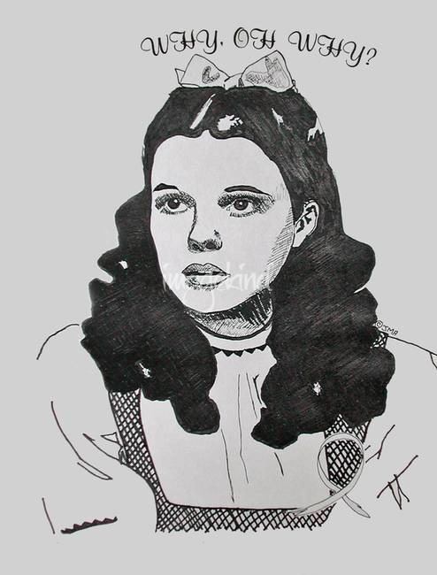 494x650 stunning dorothy drawings and illustrations for sale on fine art - Dorothy Drawing