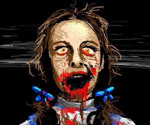 300x250 Zombie Dorothy - Dorothy Wizard Of Oz Drawing