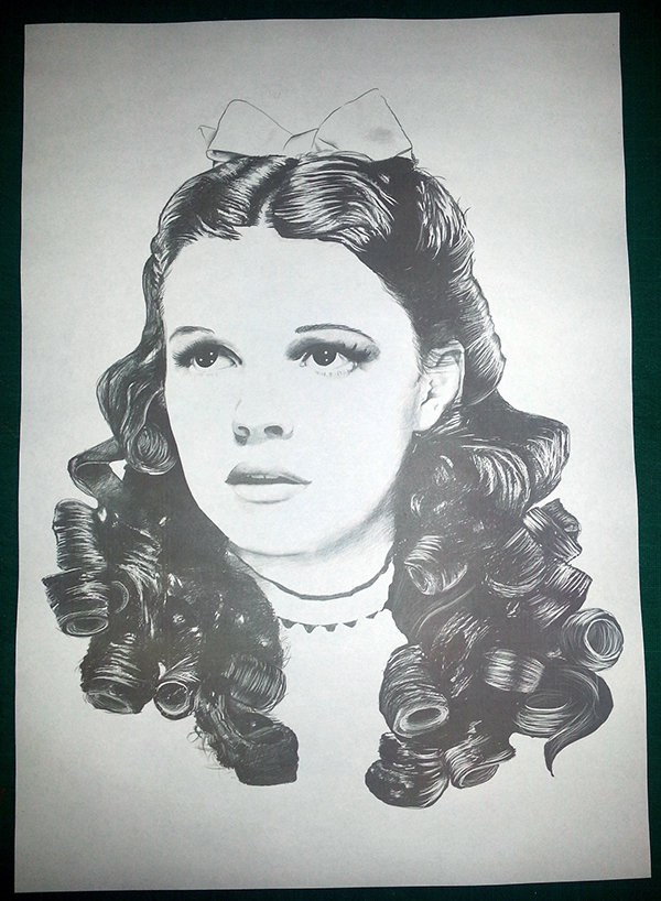 600x818 Dorothy, Judy Garland, Wizard Of Oz On Behance - Dorothy Wizard Of Oz Drawing