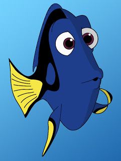 241x320 How To Draw Dori From Finding Nemo Random Geekery Drawings - Dory And Nemo Drawing