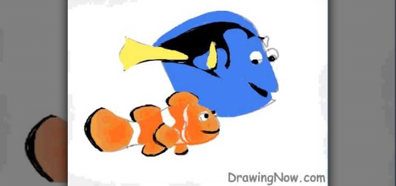 1280x600 how to draw disney's nemo dory drawing illustration - Dory And Nemo Drawing