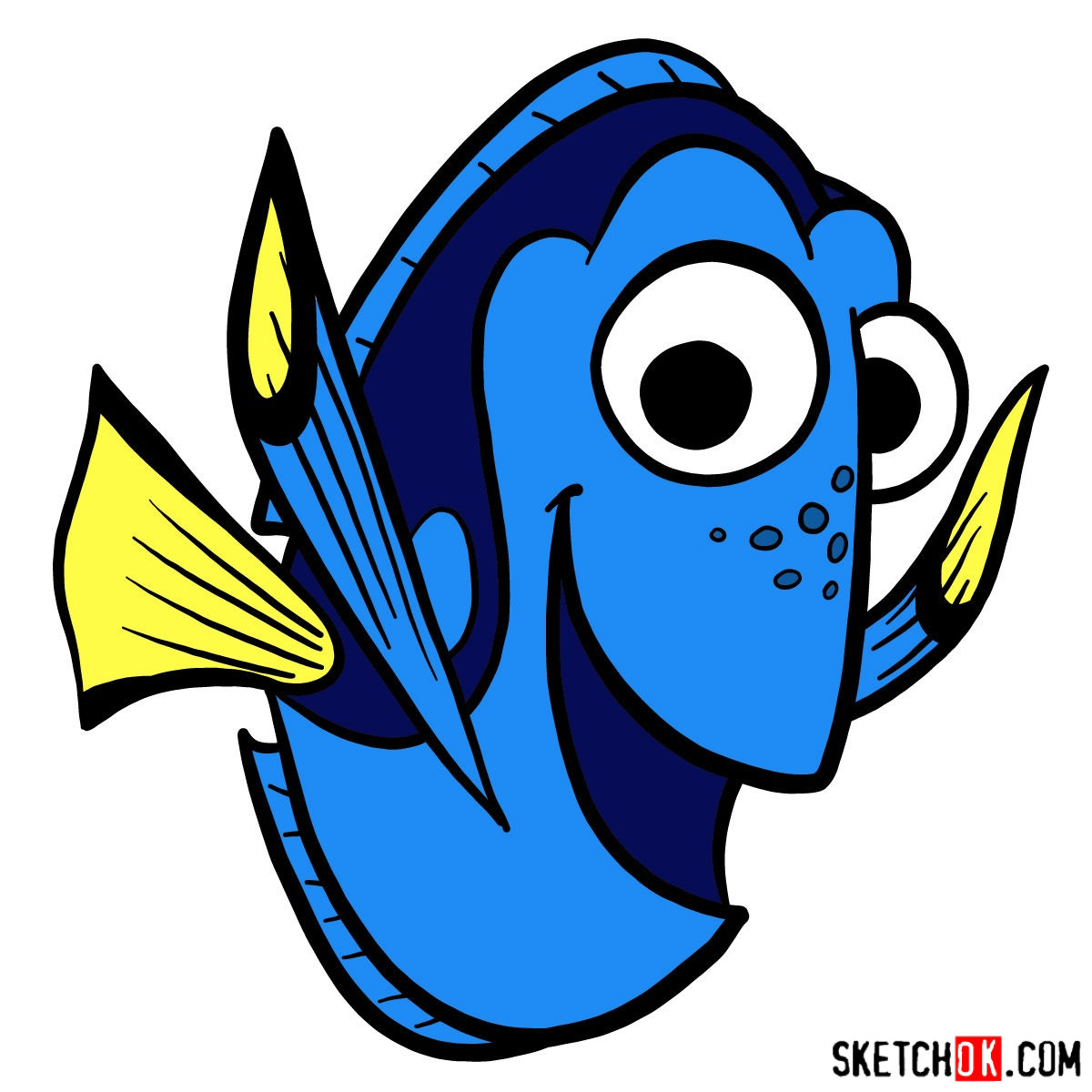 Dory Drawing at PaintingValley.com | Explore collection of Dory Drawing