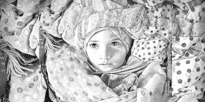 690x345 pointillism examples of stunning dot art freelancer blog - Dot Art Drawing