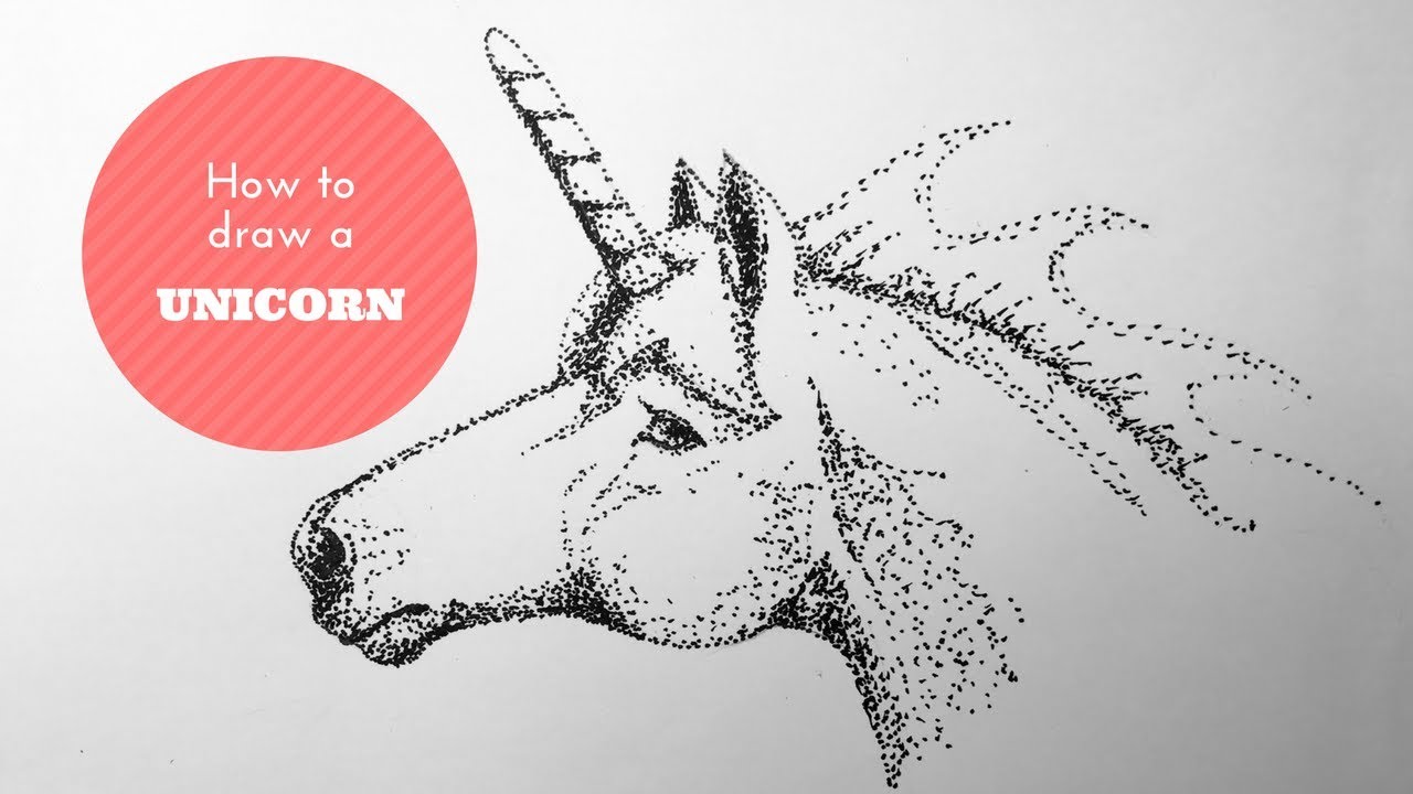 1280x720 How To Draw A Unicorn - Dot Drawing