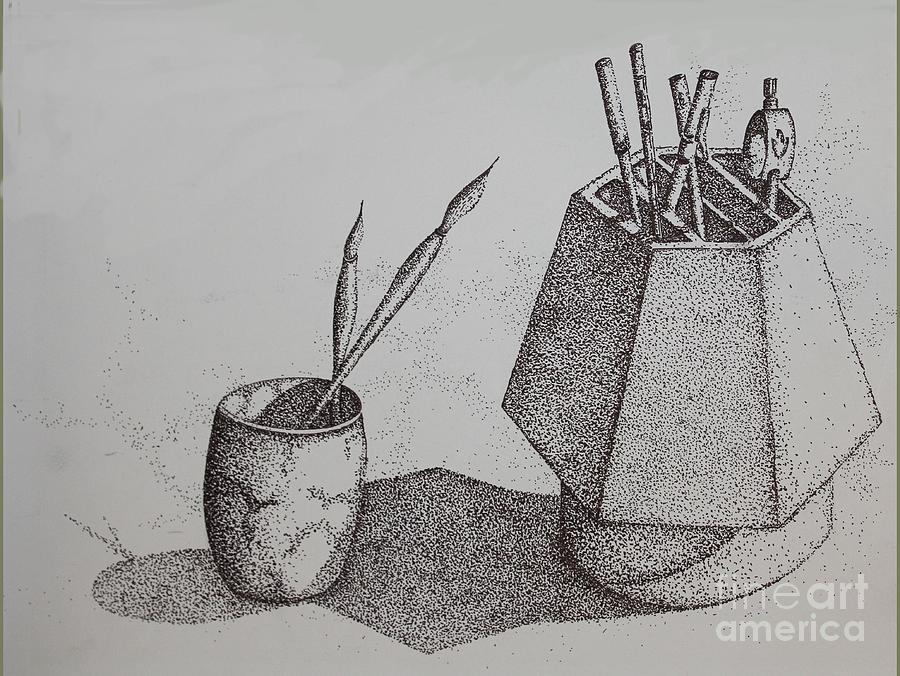 900x676 ink dot drawing drawing - Dot Drawing