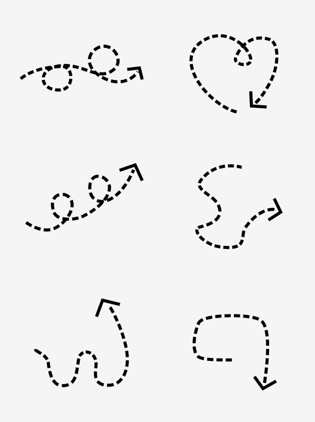 640x856 curved dotted line, line clipart, bending, line png image - Dotted Line Drawing