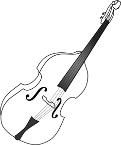 249x299 Double Bass - Double Bass Drawing