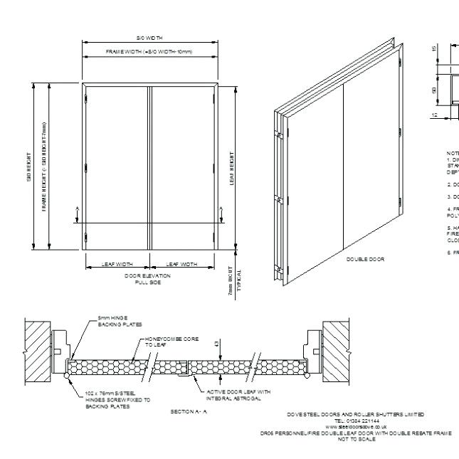 Double Door Drawing at PaintingValley.com | Explore collection of ...