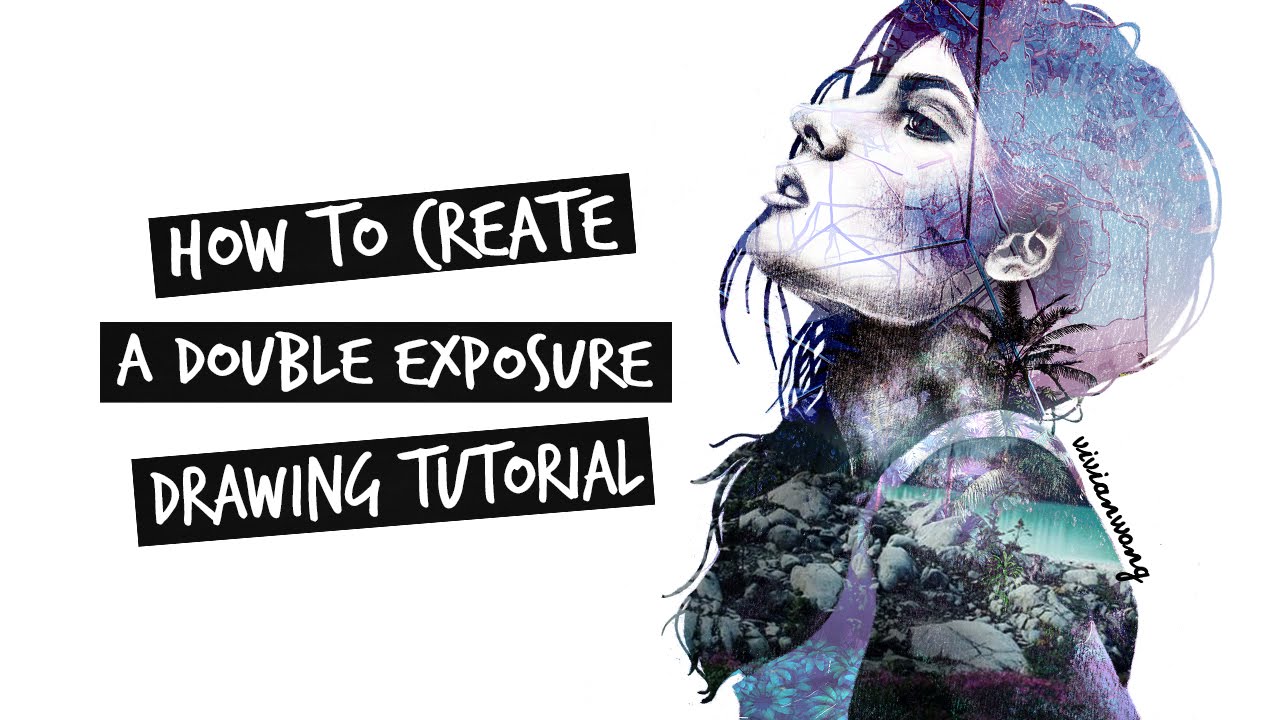 1280x720 How To Create A Double Exposure Drawing - Double Drawing