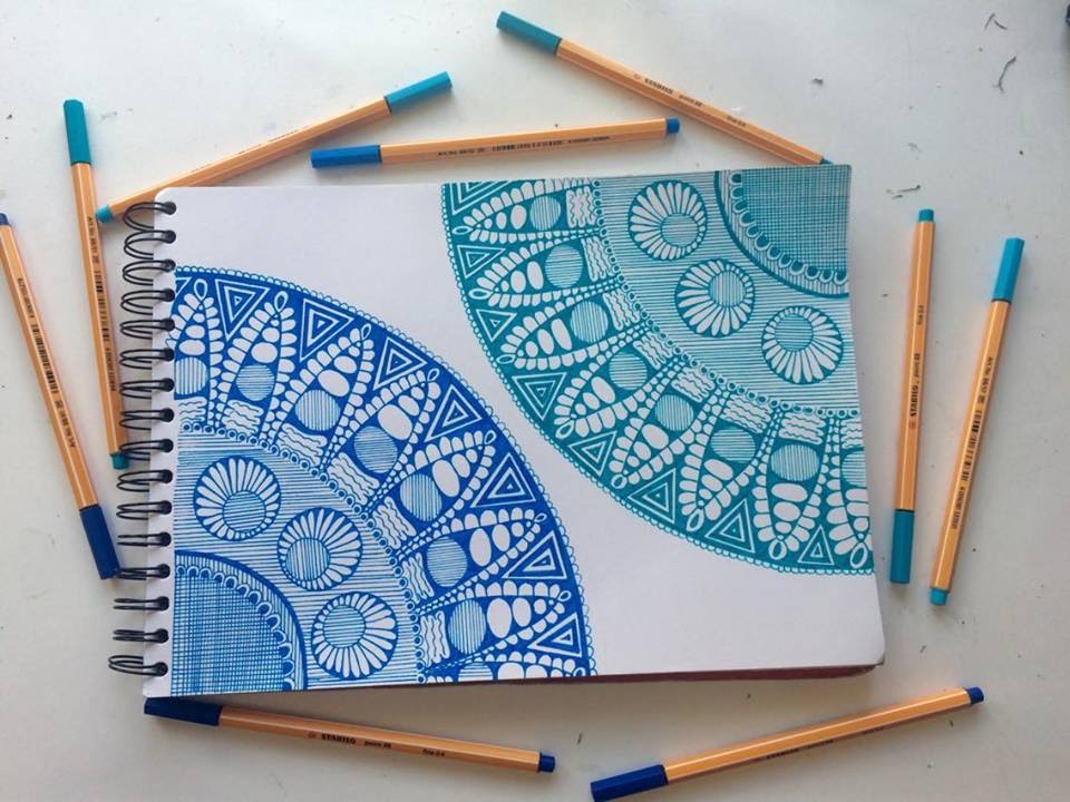 960x720 Speed Drawing Double Mandala - Double Drawing