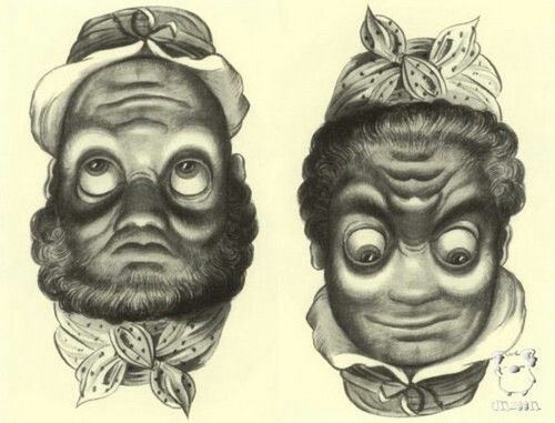 500x381 Double Face Visage Sur Paysage - Double Face Drawing