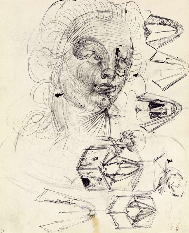 648x800 Double Face - Double Face Drawing