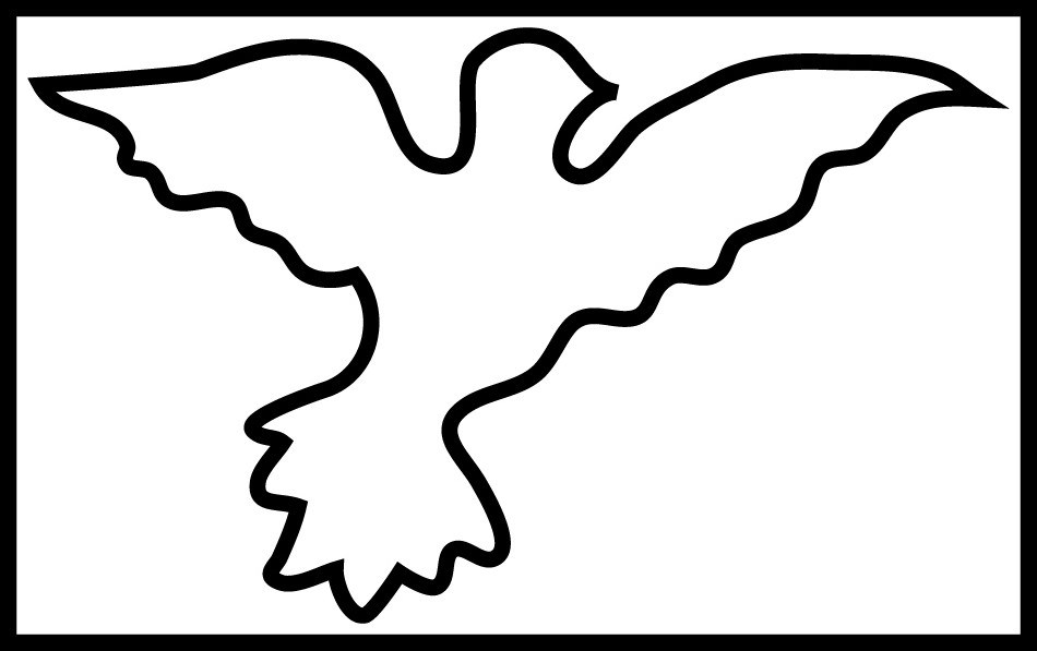 950x597 Collection Of 'dove Drawing Outline' Download More Than Images - Dove Drawing Outline