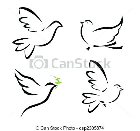 450x420 Drawings Of Doves Dove Peace Enkrateia - Dove In Flight Drawing